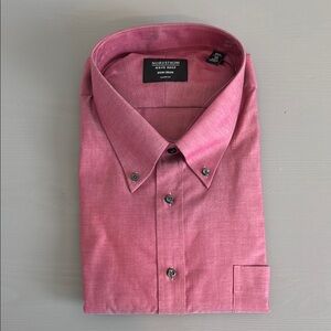 Nordstrom Red Dress Shirt Classic Fit Button-Down
